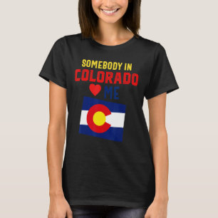Iemand in Colorado Denver houdt van vlag Souvenir T-shirt