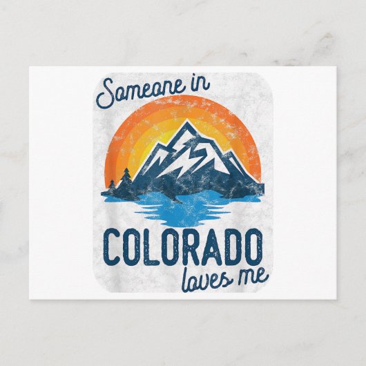 Iemand in Colorado houdt van mij Briefkaart (Voorkant)