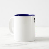 Iemand in Colorado houdt van mij Tweekleurige Koffiemok (Voorkant links)