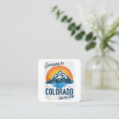 Iemand in Colorado houdt van mij Vierkante Visitekaartje (Staand voorkant)