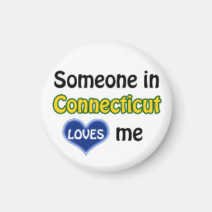 Iemand in Connecticut houdt van mij Magneet