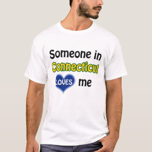 Iemand in Connecticut houdt van mij T-shirt
