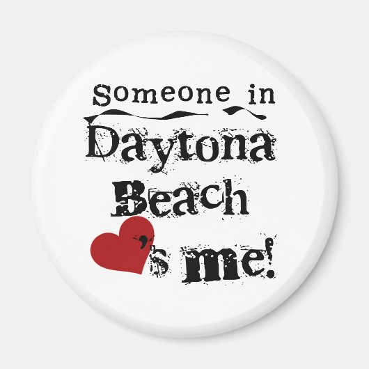 Iemand in Daytona Beach Magneet (Voorkant)