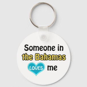 Iemand in de Bahama's houdt van mij Sleutelhanger