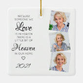 Iemand in de hemel die het geheugen houdt 3 Foto M Keramisch Ornament (Achterkant)