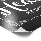 iemand in de hemel tekent een herdenkingsbord foto afdruk (Hoek)