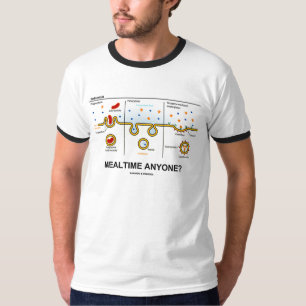 Iemand in de tijd? (Endocytose Digestie Humor) T-shirt