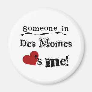 Iemand in Des Moines Magneet
