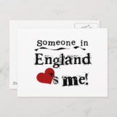 Iemand in Engeland houdt van mij Briefkaart (Voorkant / Achterkant)