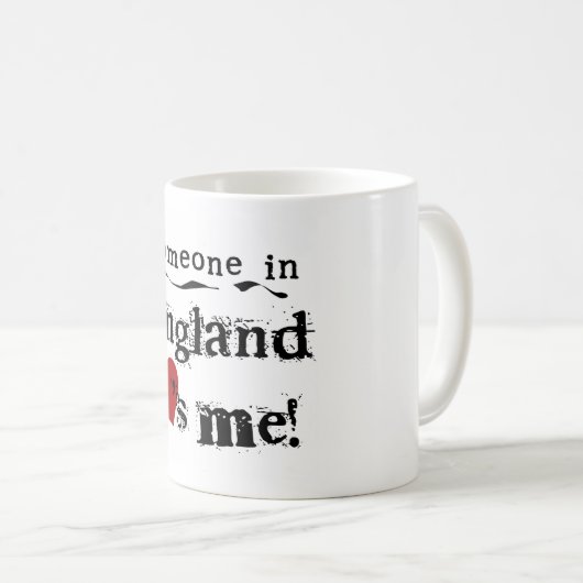 Iemand in Engeland houdt van mij Koffiemok (Voorkant rechts)