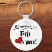Iemand in Fiji houdt van mij Sleutelhanger (Voorkant)