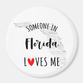 Iemand in Florida houdt van me Magnet (Voorkant)