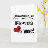 Iemand in Florida houdt van mij Kaart (Gele Bloem)