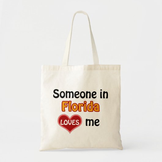 Iemand in Florida houdt van mij Tote Bag (Voorkant)