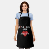 Iemand in Georgia houdt van mij Schort (Gedragen)