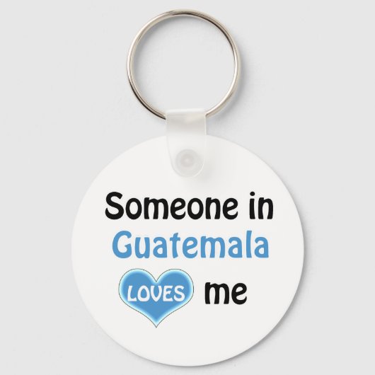 Iemand in Guatemala houdt van me Sleutelhanger (Voorkant)
