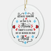 Iemand in Heaven Memorial Keramisch Ornament (Links)