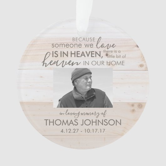 Iemand in het Ornament Acrylfoto van Heaven (voorkant)