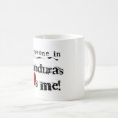 Iemand in Honduras houdt van mij Koffiemok (Voorkant rechts)