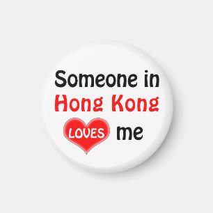 Iemand in Hong Kong houdt van mij Magneet
