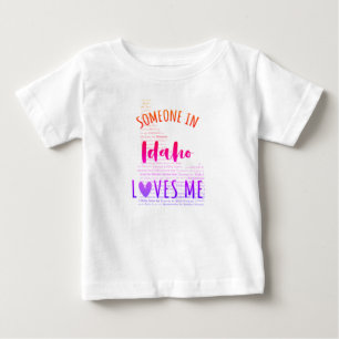 Iemand in Idaho houdt van mij om Baby te shirt