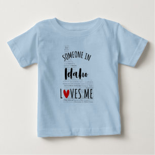 Iemand in Idaho houdt van mij om Baby te shirt