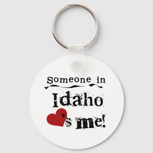 Iemand in Idaho houdt van mij Sleutelhanger (Voorkant)