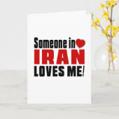 IEMAND IN IRAN HOUDT ! VAN ME KAART (Gele Bloem)