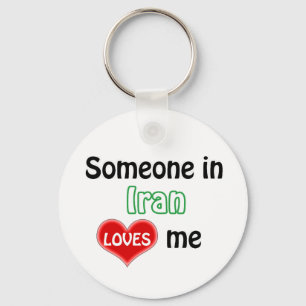 Iemand in Iran houdt van me Sleutelhanger