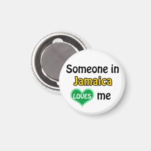 Iemand in Jamaica houdt van me Magneet (Voorkant / Achterkant)