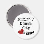 Iemand in Kansas City Magneet (Voorkant / Achterkant)