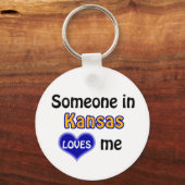 Iemand in Kansas houdt van me Sleutelhanger (Voorkant)