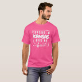 Iemand in Kansas houdt van mij T-shirt (Voorkant volledig)