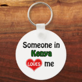 Iemand in Kenia houdt van me Sleutelhanger (Voorkant)