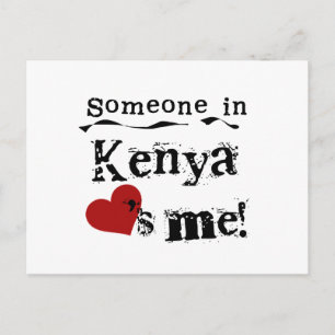 Iemand in Kenia houdt van mij Briefkaart