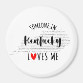 Iemand in Kentucky houdt van me Magnet (Voorkant)