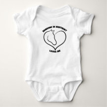 Iemand in Kentucky houdt van mij Baby Bodysuit