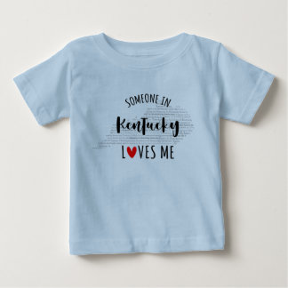 Iemand in Kentucky houdt van mij om Baby op shirt 