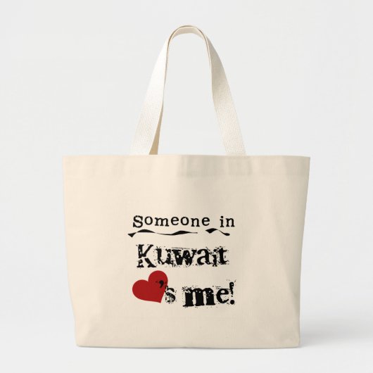 Iemand in Koeweit houdt van mij Grote Tote Bag (Voorkant)