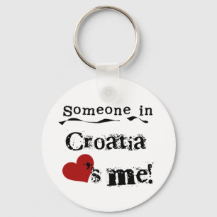 Iemand in Kroatië houdt van mij Sleutelhanger