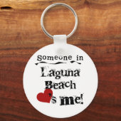Iemand in Laguna Beach Sleutelhanger (Voorkant)