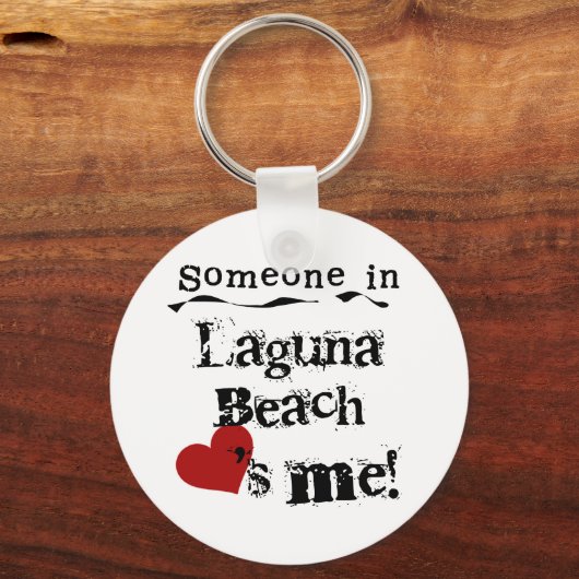 Iemand in Laguna Beach Sleutelhanger (Voorkant)