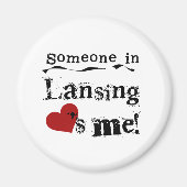 Iemand in Lansing Magneet (Voorkant)