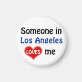 Iemand in Los Angeles houdt van mij Magneet (Voorkant)