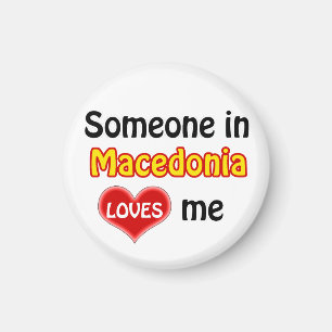 Iemand in Macedonië houdt van mij Magneet