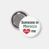 Iemand in Marokko gooit me Magneet (Voorkant / Achterkant)