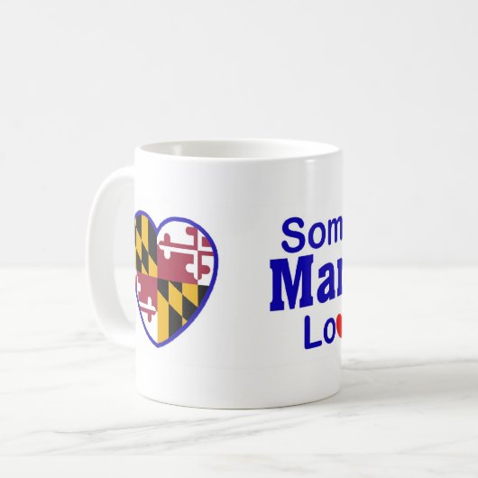 Iemand in Maryland houdt van mij Koffiemok (Voorkant links)