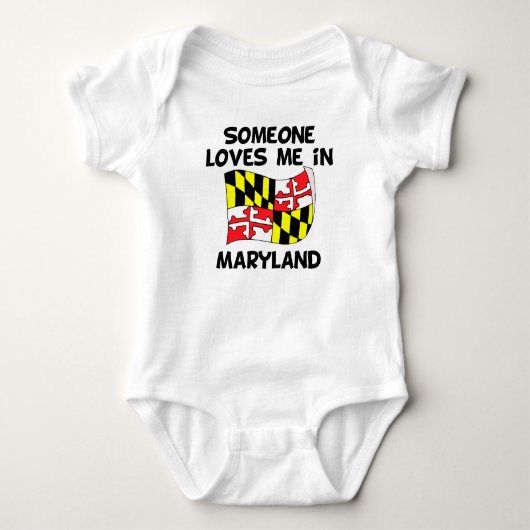 Iemand in Maryland houdt van mij Romper (Voorkant)