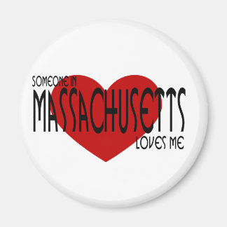 Iemand in Massachusetts houdt van me Magneet