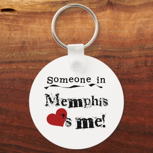 Iemand in Memphis Sleutelhanger (Voorkant)